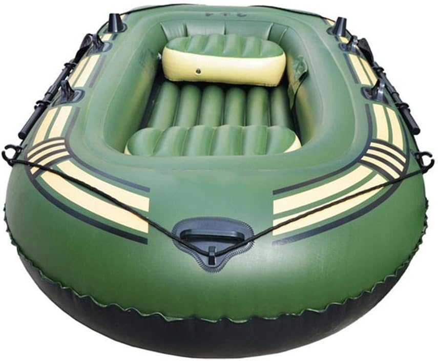 Boat Raft, Inflatable Set, 1,2,3,4 Person Inflatable Dinghy Rowing Boats for Adults Rubber Dingy Kayak Canoe Fishing,Tear-Resistant Foldable Drifting Boat,249x 127CMinflatable Boat