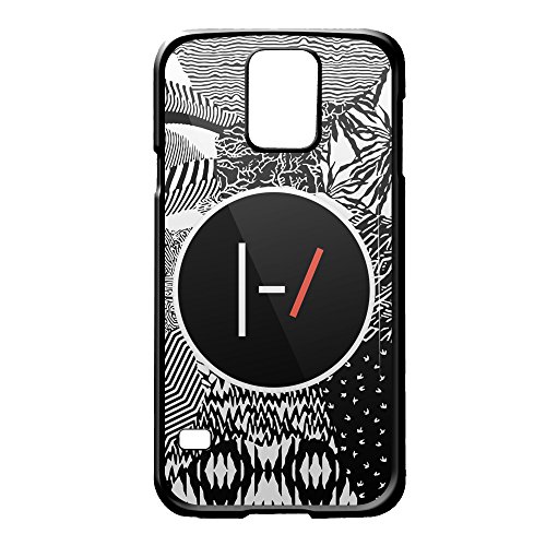 Hard plastic twenty one pilot logo for Samsung Galaxy S4 Black Case Cover(Samsung Galaxy S5 Black)