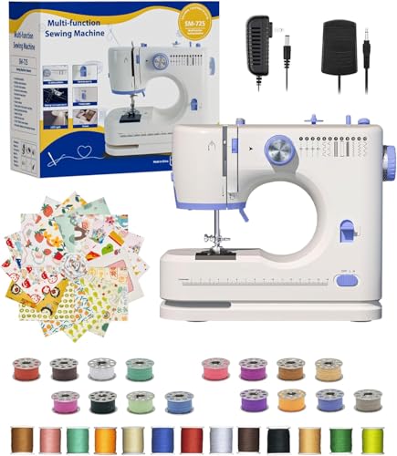 Portable Sewing Machine, Lncludes Beginner Basic Sewing Machine Kit,...