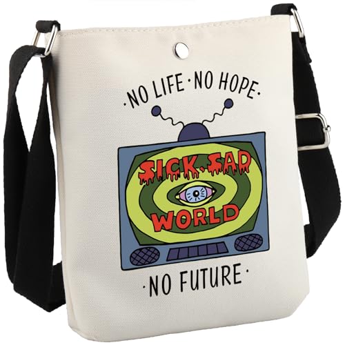 Bolsa Tote GJTIM Sarcasm No Life No Hope No Future miniatura 1