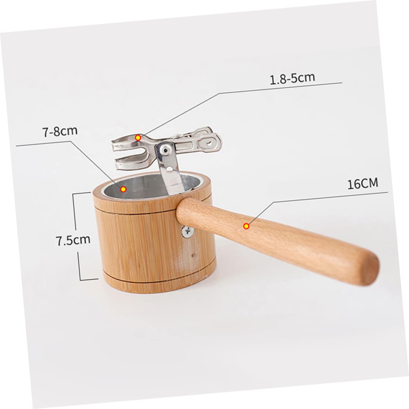 Ipetboom Handheld Moxibustion Tool Set with Moxibustion Bracket Moxibustion Box Size and 3 Prong Cones Ideal for Acupoint Massage and Relaxation