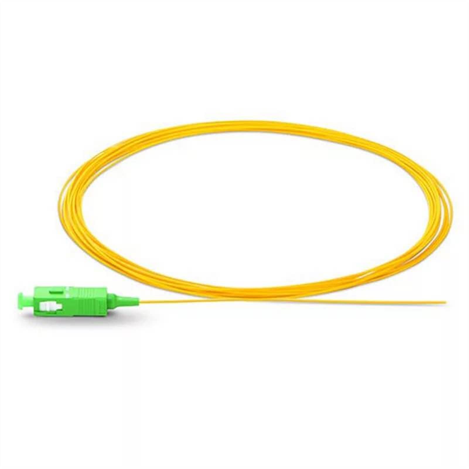 Accesorios de Fibra óptica 50 0pcs SC APC Modo de una Sola Fibra óptica Pigtail 1m Modo único Fibra óptica Pigtail 0.9mm G657A2 Equipos de comunicacion