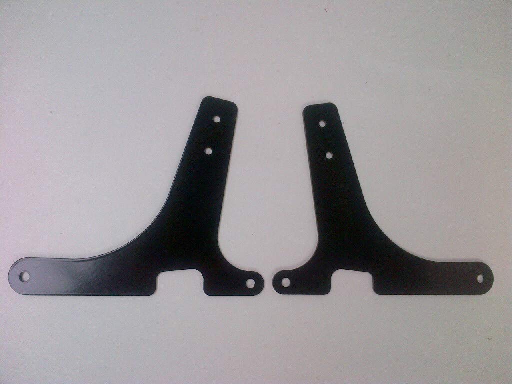 Schienale Sissybar Pannelli laterali per Harley-Davidson XL Sportster modelli Nero