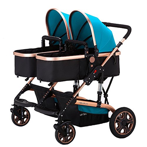 double stroller with reversible seats