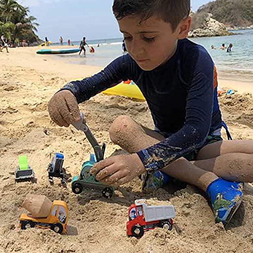 Umu 1247 Construction Toy Cars 7 Pcs Wooden Kids Mini Vehicles For Toddlers, Compatible To Thomas Train Toys Railway And Major Brands thumb #5