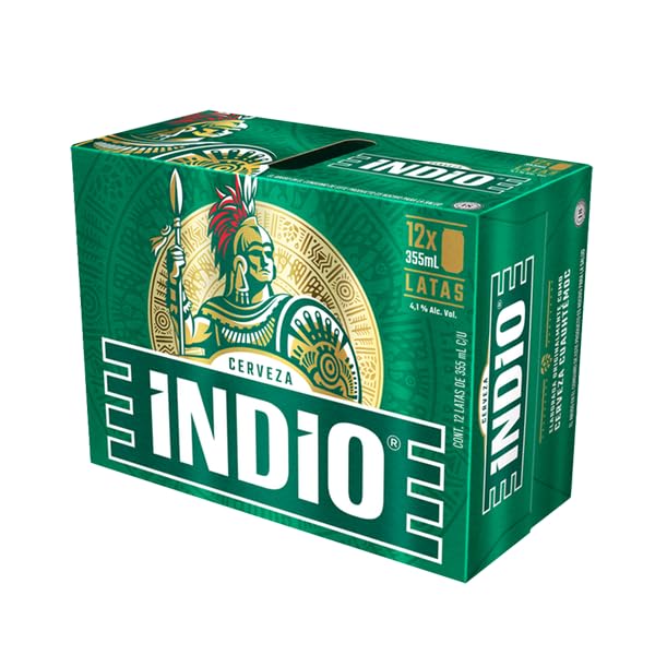 Indio Cerveza Tipo Vienna Oscura 12 x 355 mL