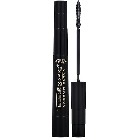 L'Oreal Paris Makeup Telescopic Original Lengthening Mascara, Carbon Black, 0.27 Fl Oz (Pack of 1)
