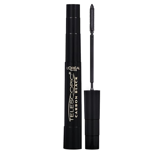 L'Oreal Paris Makeup Telescopic Original Lengthening Mascara, Carbon Black, 0.27 Fl Oz (Pack of 1)