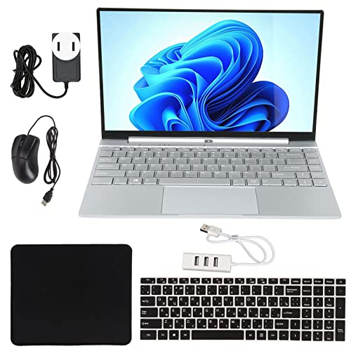 ゲーム用ノートパソコン、家族向け14.1インチFHD高速冷却ノートパソコン (8GB DDR4+128GB S 米国プラグ)