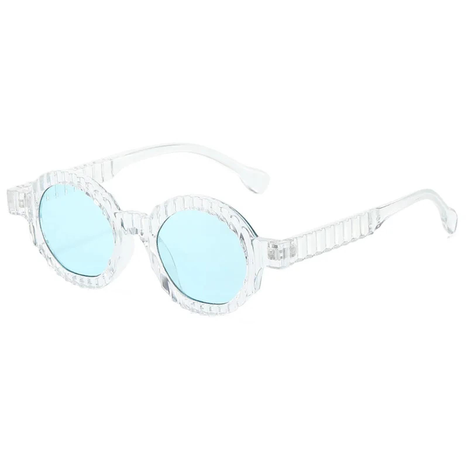 Lunettes de soleil rondes protégeant vos yeux avec style punk - 8