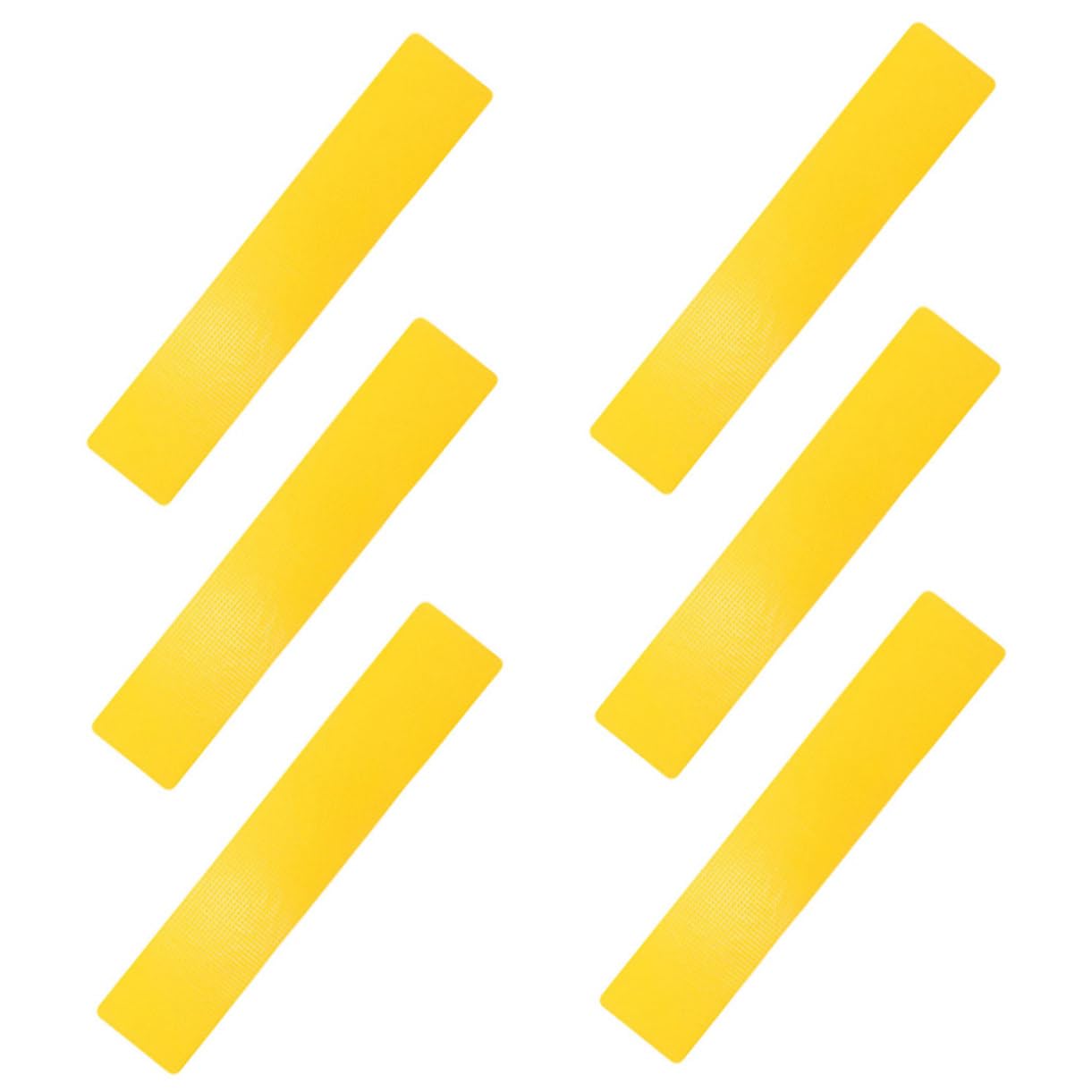 BESPORTBLE 6 Pack Soccer Training Signs Football Court Markers Easy to Use Spot Markers Tennis Court Marking Pad