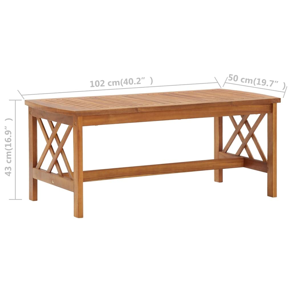 vidaXL Salon de Jardin 5 pcs avec Coussins Meubles d'Extérieur Mobilier de Patio Meubles de Terrasse Mobilier de Jardin Bois d'Acacia Massif