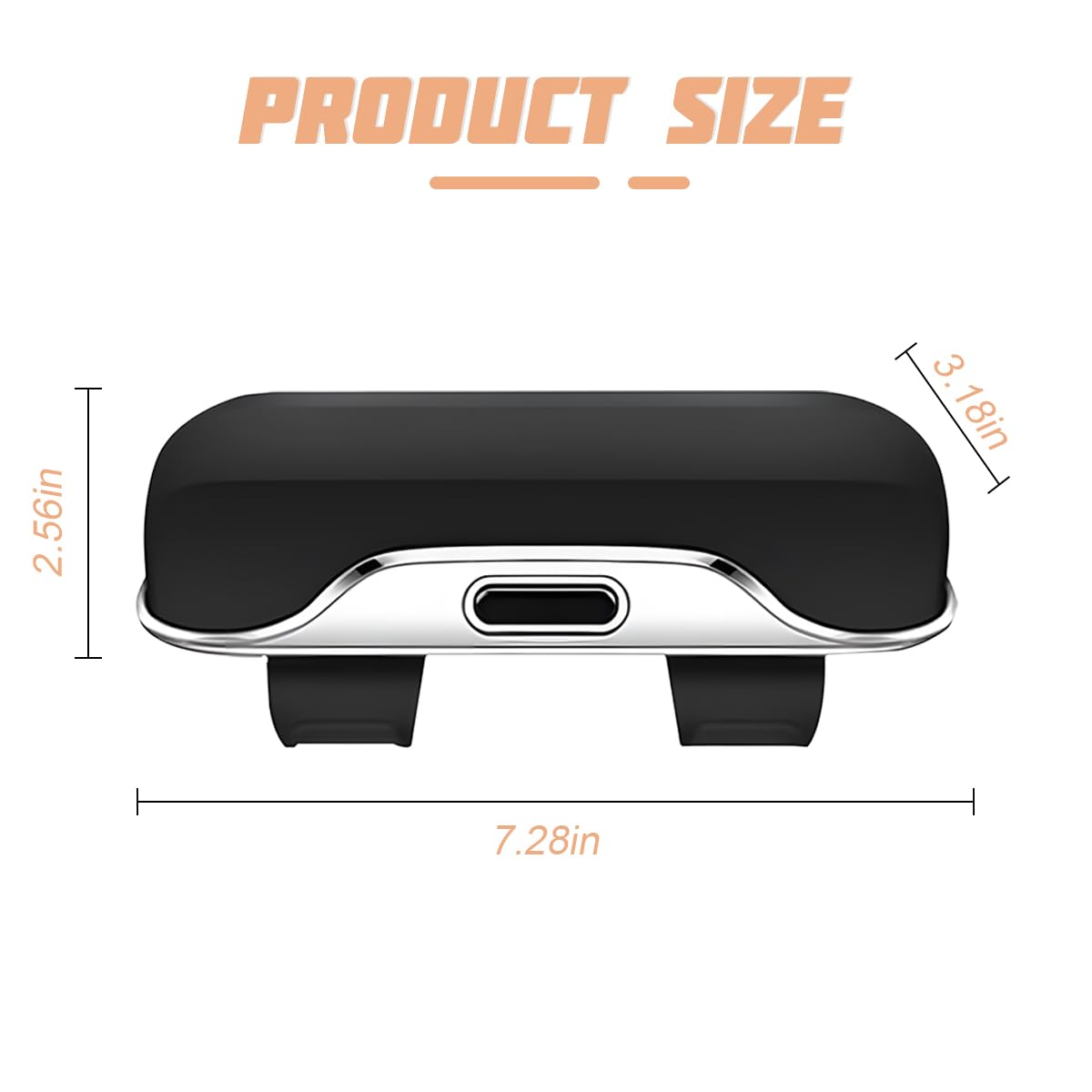 zipelo Sunglasses Holder for Car Sun Visor Protective Automotive Eyeglasses Storage Case Hanger Soft Vehicle Interior Glasses Organizer — view 2