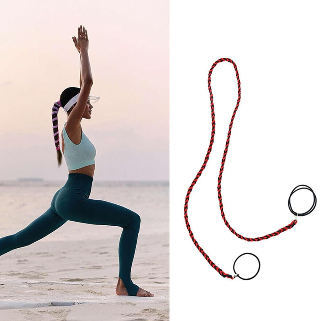 2 Elastische Haargummis – Spiralförmig, Rutschfest, Für Dicke & Lange Haare, Schonend