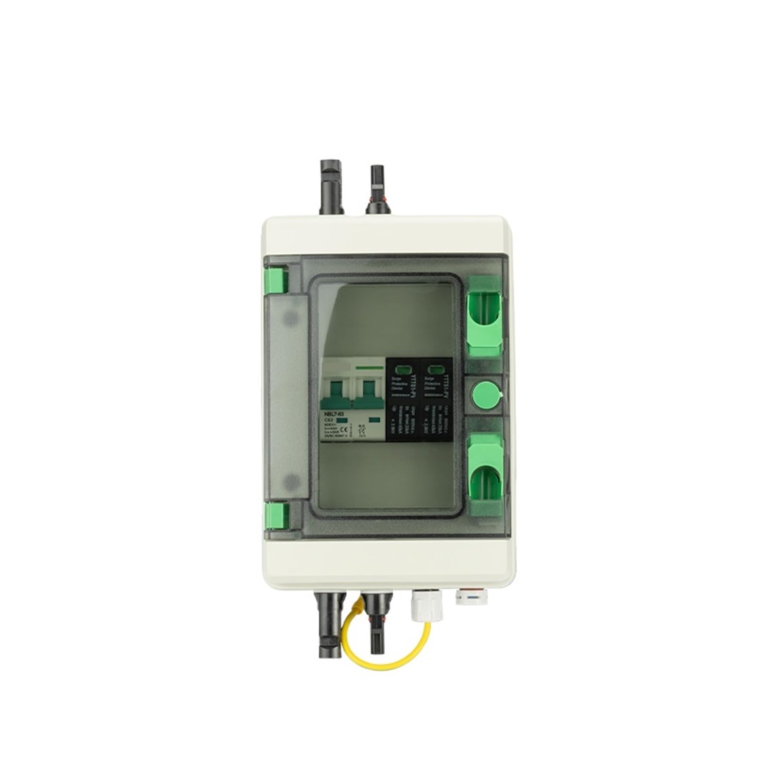 RWRAPS Scatola combinatrice DC 1-in-1-out 600V Semplice Esterna Impermeabile 1 Stringa IP65 PV Protezione Contro Le sovratensioni solari
