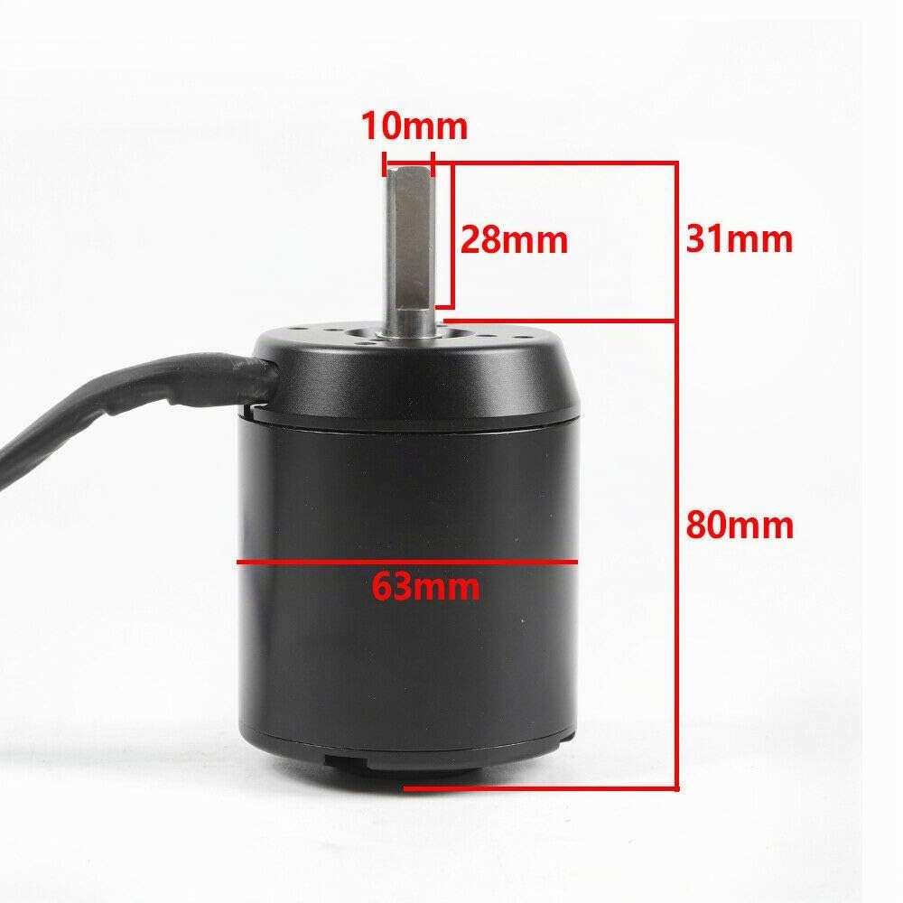6384 120KV Sensored Brushless Moteur ESC High Efficiency pour E-Scooter Skateboard
