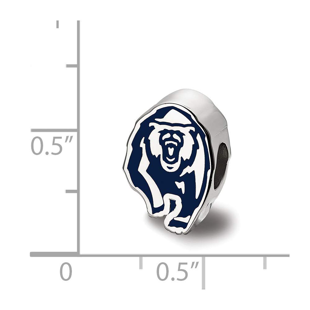 LogoArt Logo Art Sterling Silver Cal Golden Bears Enameled Logo Bead
