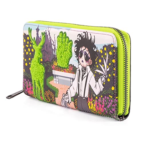Loungefly Edward Scissorhands Topiary Faux Leather Wallet2