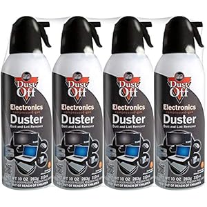 Falcon Dust-Off Electronics Compressed Gas Duster 10 Oz (4 Pack)