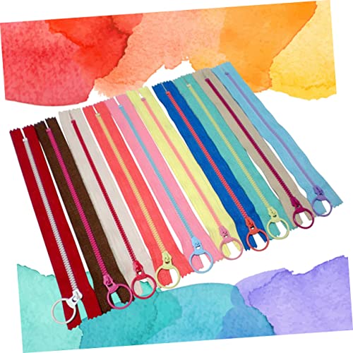 KALLORY 20Pcs Sacos De Contraste De Cores Com Zíperes De Resina