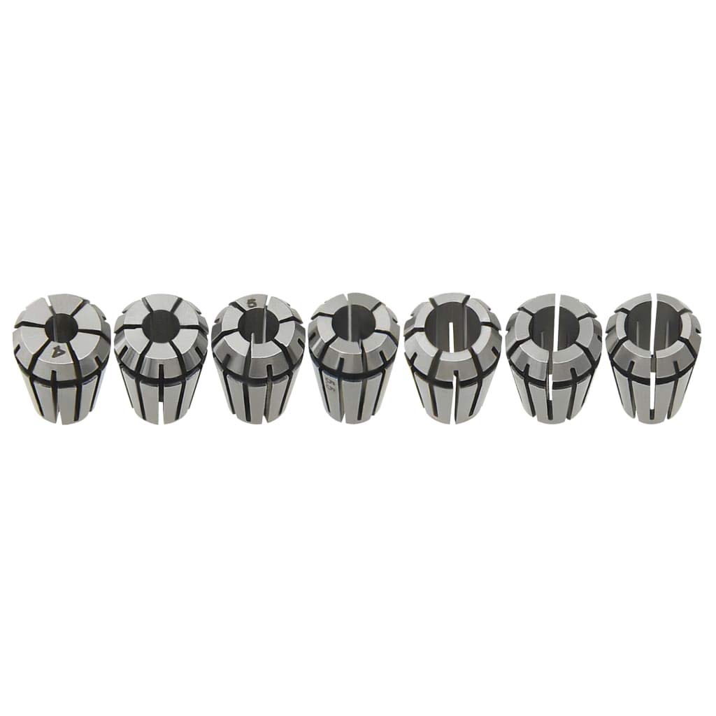 Set di utensili rotanti in acciaio con campo di serraggio 1-7 mm per fresatura CNC, foratura, filettatura, incisione, officina, lavorazione del metallo, lavorazione del legno