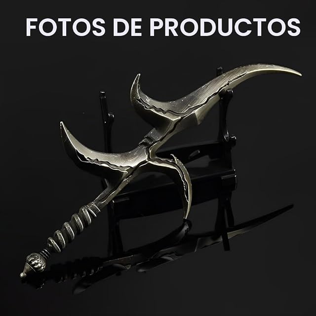 Foto 2 de 7 de haobook Réplica de Daga de Asesino Black Knife, Coleccionable DLC de Elden Ring
