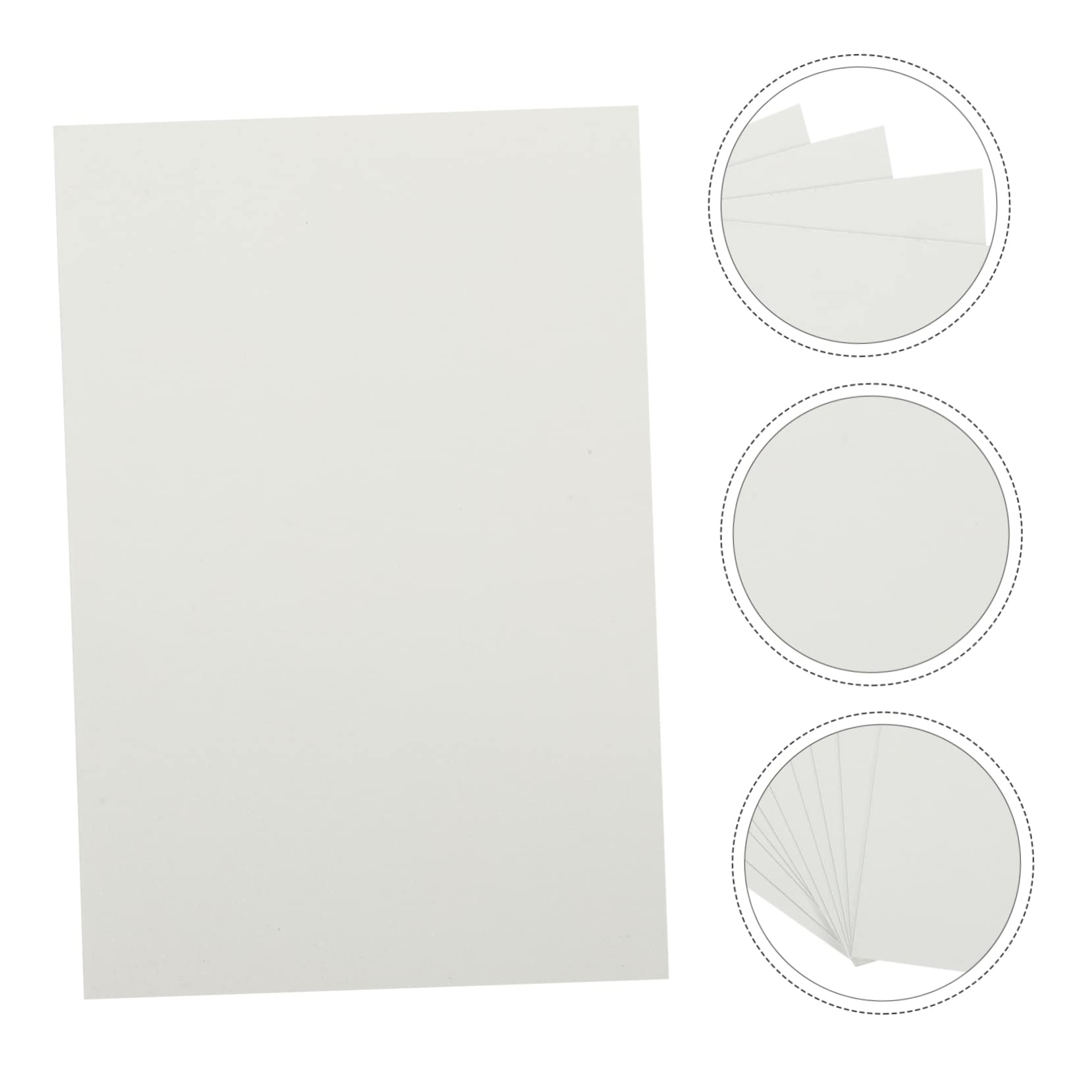 NUOBESTY 10 Fogli in Alluminio per Sublimazione 10x15 Cm Cartelli da Parete Stampa Foto Bianco Perlato per Uso Domestico e Ufficio