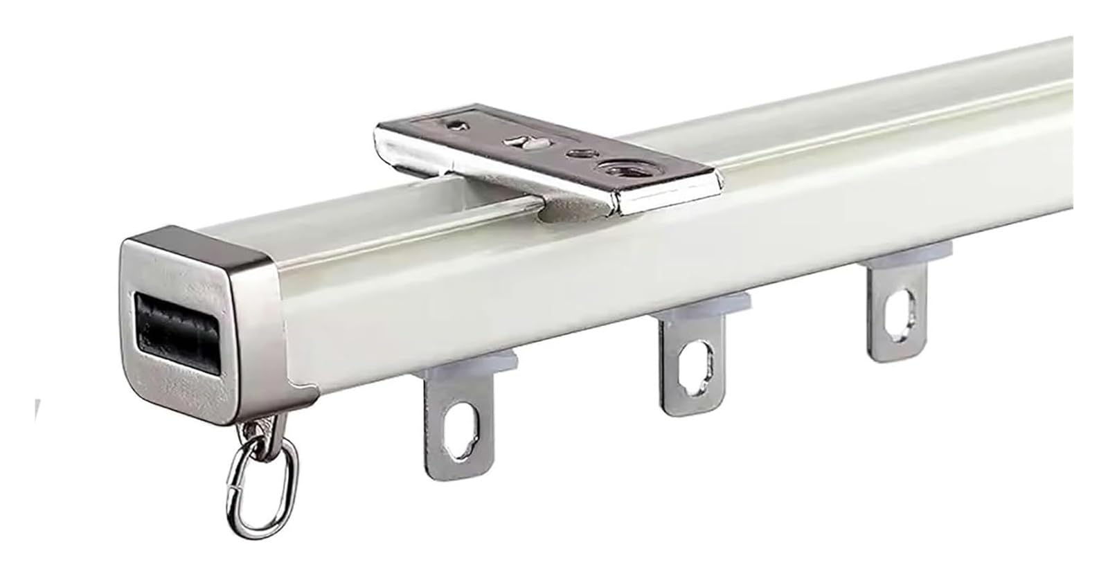 GLDYTVF Ceiling Mounted Heavy Duty Curtain Track Set for Room Divider6m/19.6ft Sliding Curtain Rail System for Home/Commercial Lons