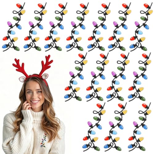 14 parches termoadhesivos para luces navideñas, parches de Navidad para planchar, apliques bordados para coser, ideales para suéteres, manualidades, ropa, vaqueros, sombreros y decoración