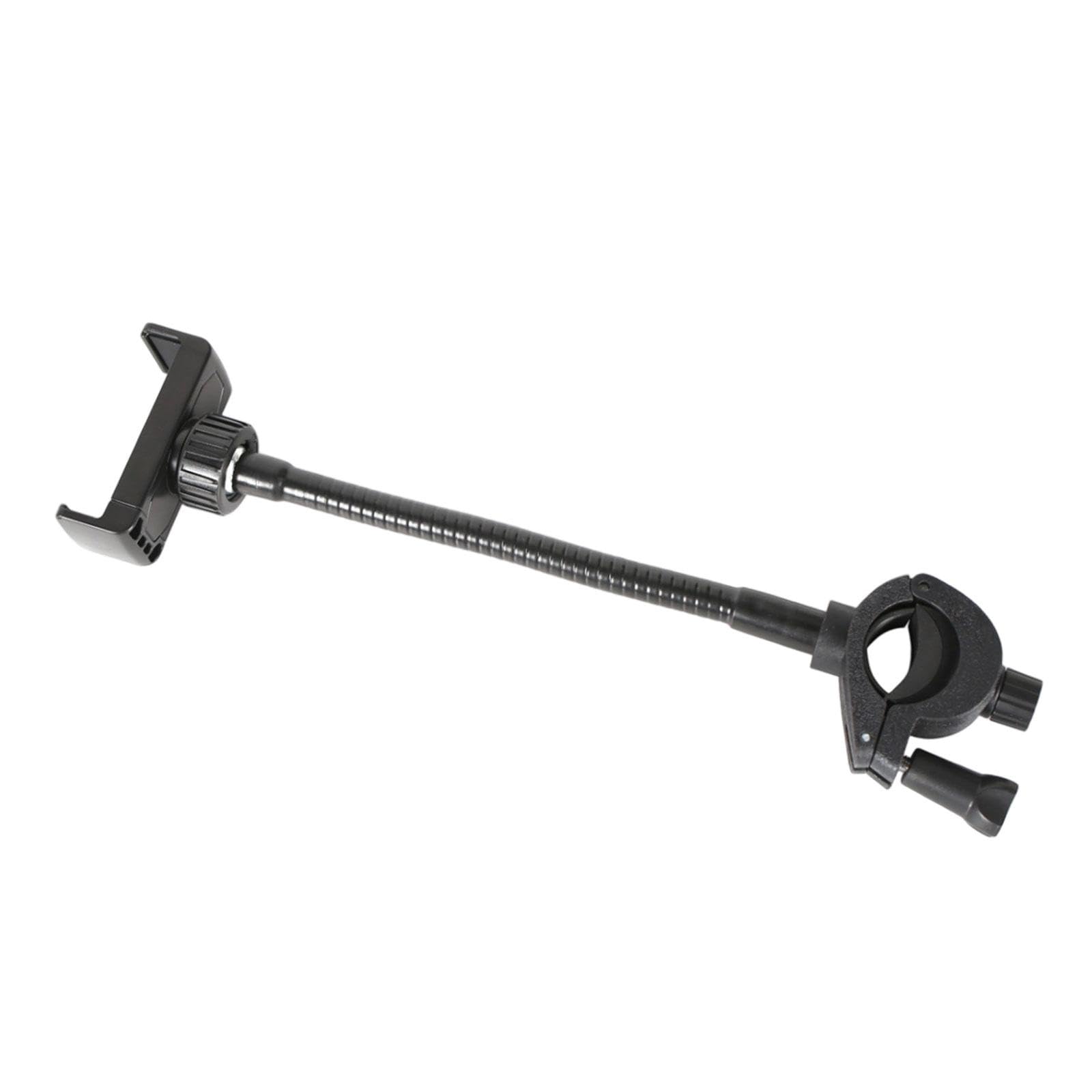 Mic Stand Phone Holder Adjustable Gooseneck Pole Smartphone Mount for Musicians Singers Drummers Guitarists