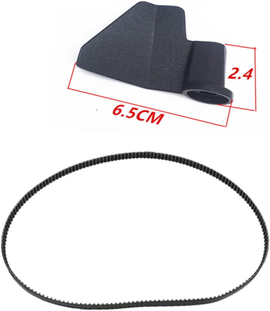 2 Sets Bread Machine Mixing Bread Maker Stir Fan Bread Maker Agitator Transmission Belt Parts Mixer Impeller Black