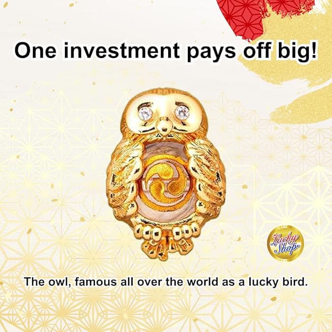 MADE IN JAPAN owl good luck for women men feng shui bracelet guardian deities 6-8 inches good luck charm crystal bracelet for women men unisex3