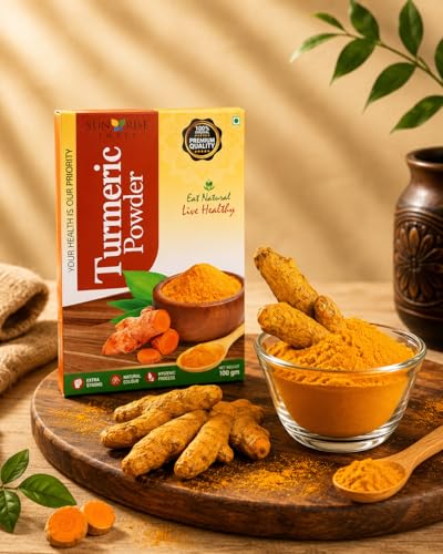 Image of SUNRISE Impex Haldi Powder 100g | Natural Turmeric Powder | Aromatic Indian Spice for Daily Cooking