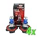 Produktbild 4x H13 Halogenlampen, Lampen 12V 60/55W Lampe Glühlampe Birne Glühbirne 9008 Abblendlicht und Fernlicht mit Xenon Effekt 12