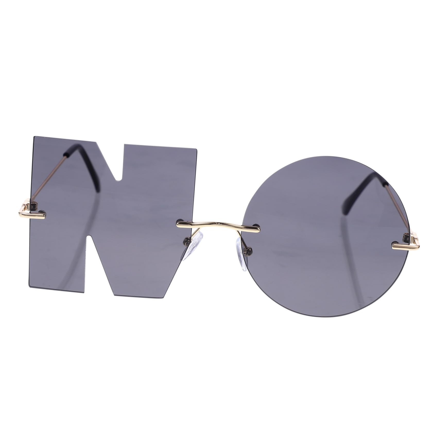 SHERCHPRY Hipster Polarized Sunglasses Chic Letter Shades for Men Party Glasses Stylish Festival Sunglasses