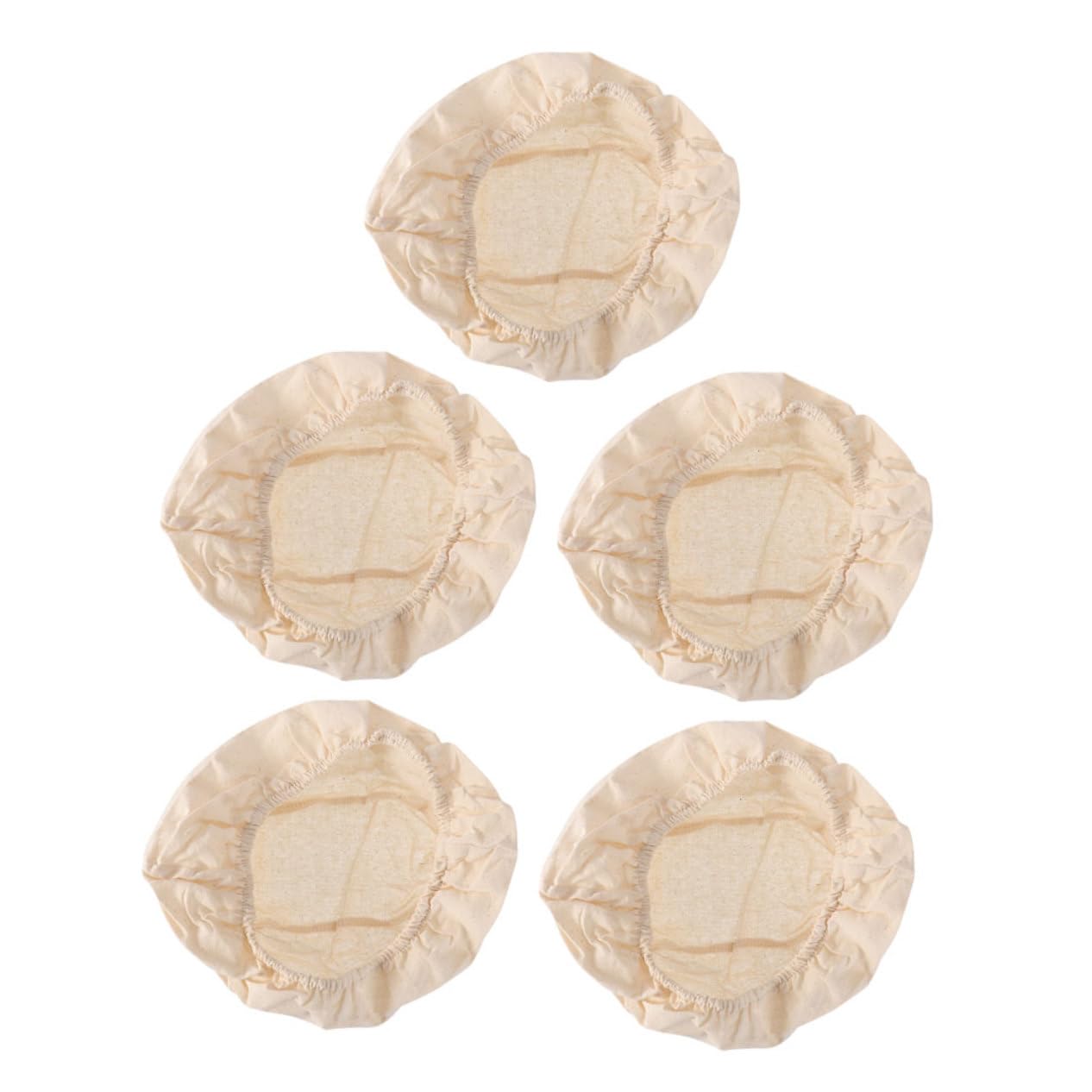 MAGICLULU 20stücke Teiliges Brot Gärkorb Stoffbezüge Für Optimale Teigfermentation Atmungsaktiv Waschbar Geeignet Für Brotherstellung Und Gärung