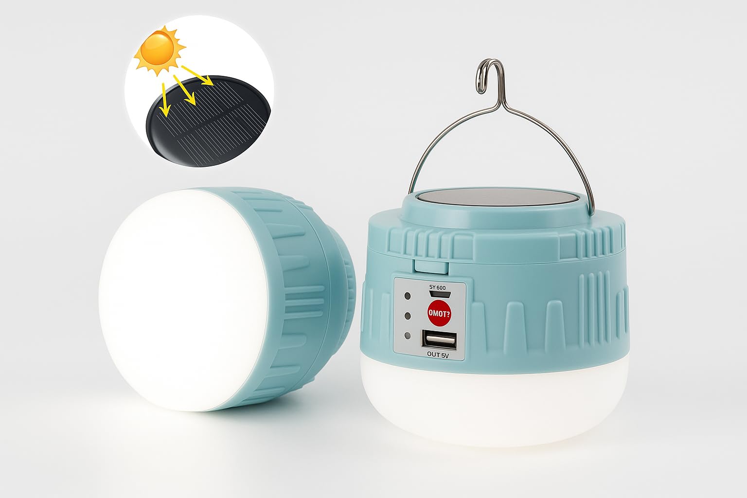 KAVANA Solar Hanging Lights - Outdoor LED Lamp -5