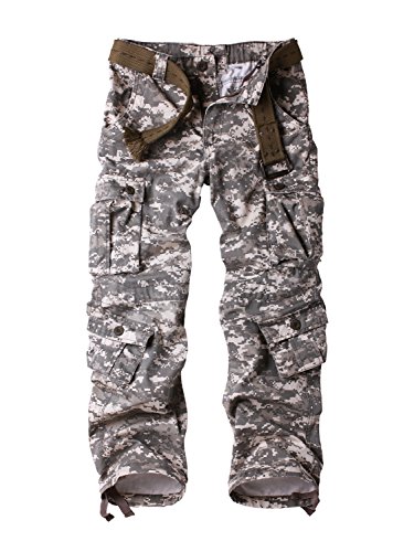 Image of AKARMY Men's Relaxed Fit Cargos