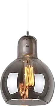 Amazon｜億兆堂 ペンダントライト ガラスライド 北欧 1灯 E26