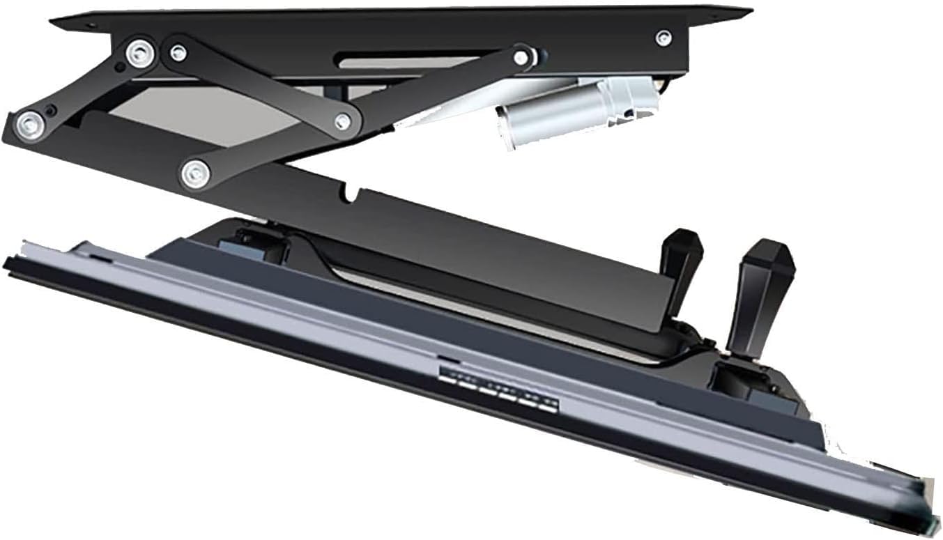 7UIYgtyO LNNW Adjustable Ceiling TV Mount Bracket - Motorised TV Bracket, Electric TVCeiling Mount With Remote Control And Switch Control TV Wall Bracket
