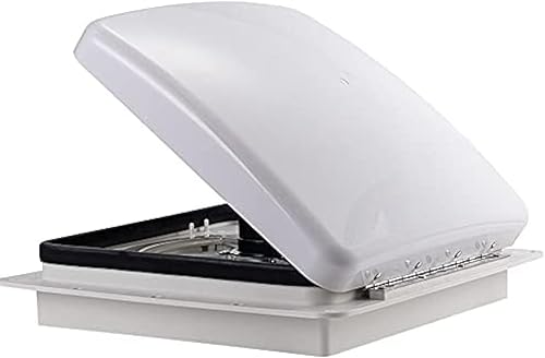 Miniatura 8 de Ventilador de Techo RV de 12V de 14'' con 10 Velocidades Reversible con Elevación Manual (SIN CONTROL REMOTO)