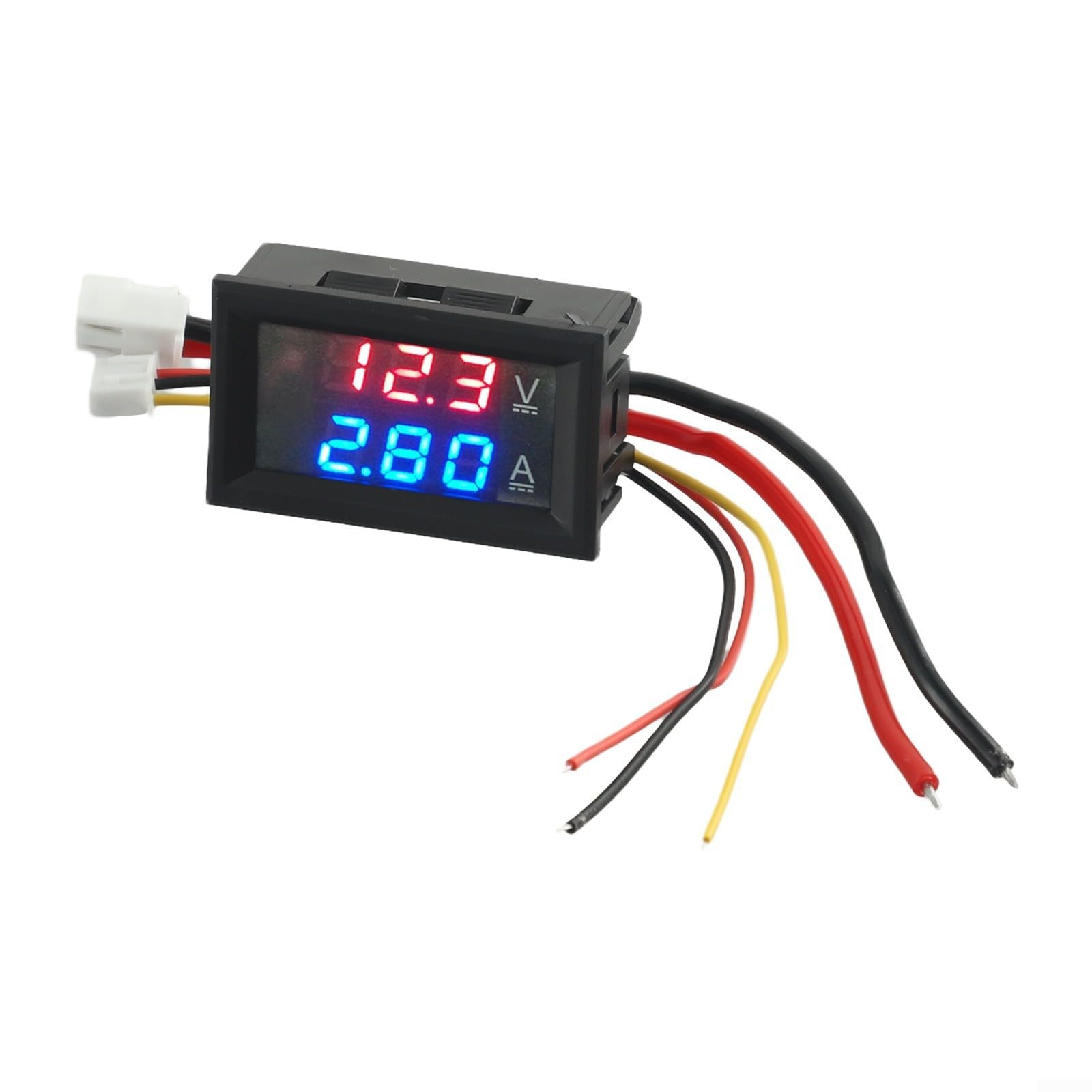 Voltmetro amperometro digitale DC con display a doppio LED di tensione e corrente, supporta intervalli di corrente di 10A, 50A, 100A e tensione fino a 100V (DC 0-100V -100A)