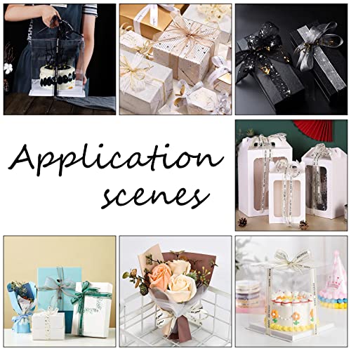 Ph Pandahall 98 Yard Black White Chiffon Ribbon 1” Birthday Gift Wrap Ribbon Printed Happy Birthday Ribbon Baking Cake Ribbon Gift Box Ribbon For Birthday Party Gift Wrapping Diy Cake Decoration #TOP2