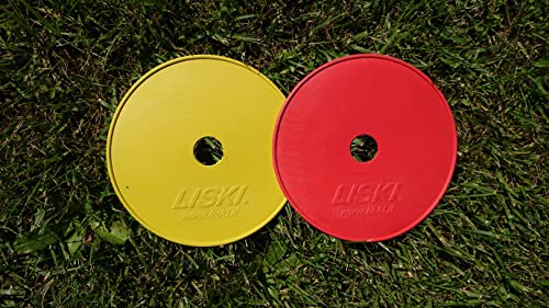 LISKI Delimitatori 24pz, Giallo-Rossi, Unica