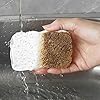 YTLX 6pcs Premium Heavy-Duty Household Cleaning Sponges Scratch-Free, Multi-Purpose Dish Scrub Sponges Reusable for Home Kitchen Cookware Bathroom, Safe Healthy Scrubbing Sponges Durable #3