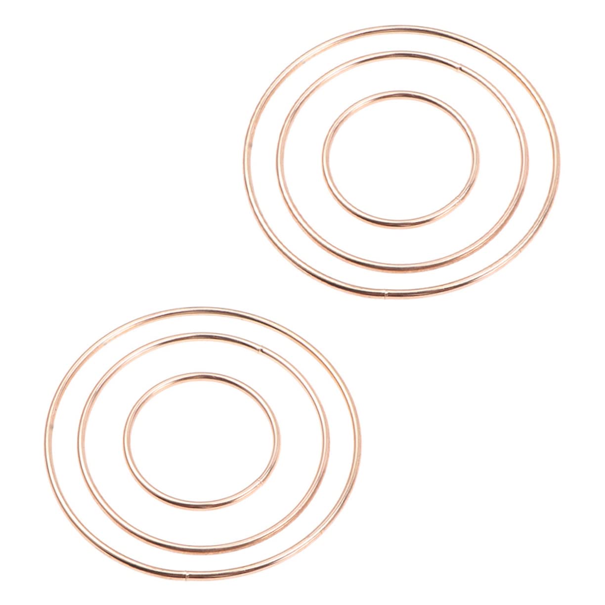 STOBAZA 6pcs Wedding Wreath Dream Catcher Hoops Circles for Crafting Macrame for Home Decor