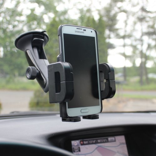 Multi-Angle Rotating Car Windshield Mount Air Vent Phone Holder For Iphone X Xs Xr 6 7 8 Plus, Samsung Galaxy S6 S7 S8 S9 Plus, Note8 Note 9 - Lg G6 G7 - Moto Z - Google Pixel - All Smartphones #TOP20