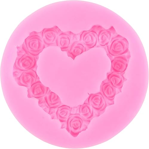 Miniatura 7 de Moldes de silicona con forma de corazón 3D para decoración de pasteles, decoración de cupcakes, chocolate, goma de mascar, pasta de polímero de