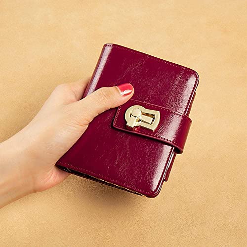 Spacious & Functional Retro Durable Ladies Wallet Trendy Simple and Stylish Billfold Classic Ladies Compact Purses Organized and Easy to Access Clutch Purse3