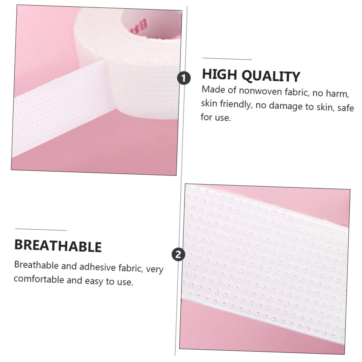 MERRYHAPY Professional Eyelash Extension Tape 10 Rolls Adhesive Lash Tape Line Gentle Non-slip